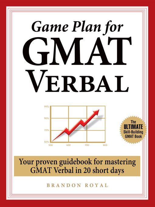 Title details for Game Plan for GMAT Verbal by Brandon Royal - Available